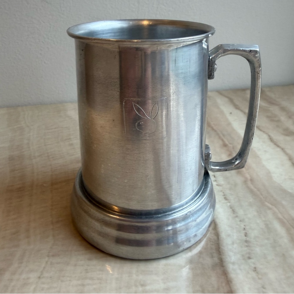 Vintage Playboy Aluminum Beer Stein